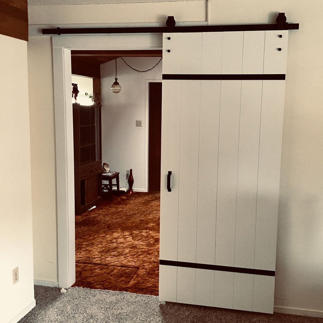 barn door passageway